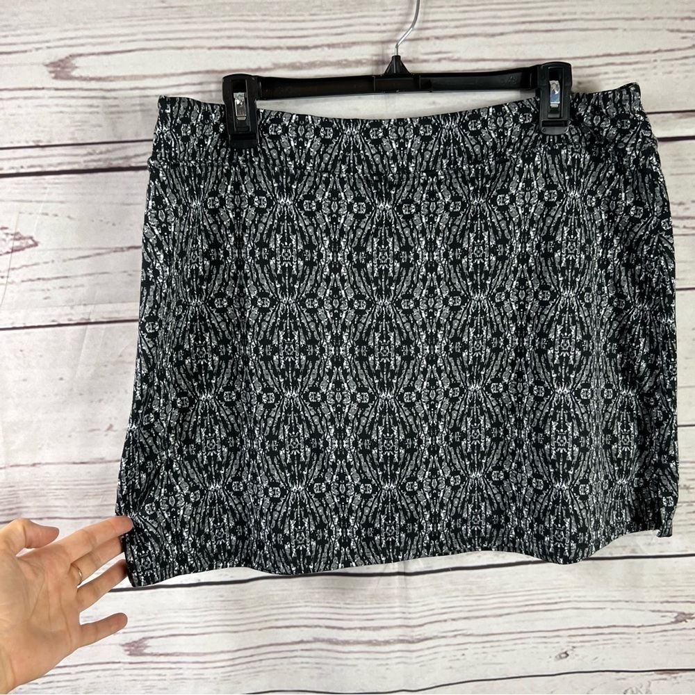 TRANQUILITY skort skirt with shorts mini skirt Sz XL